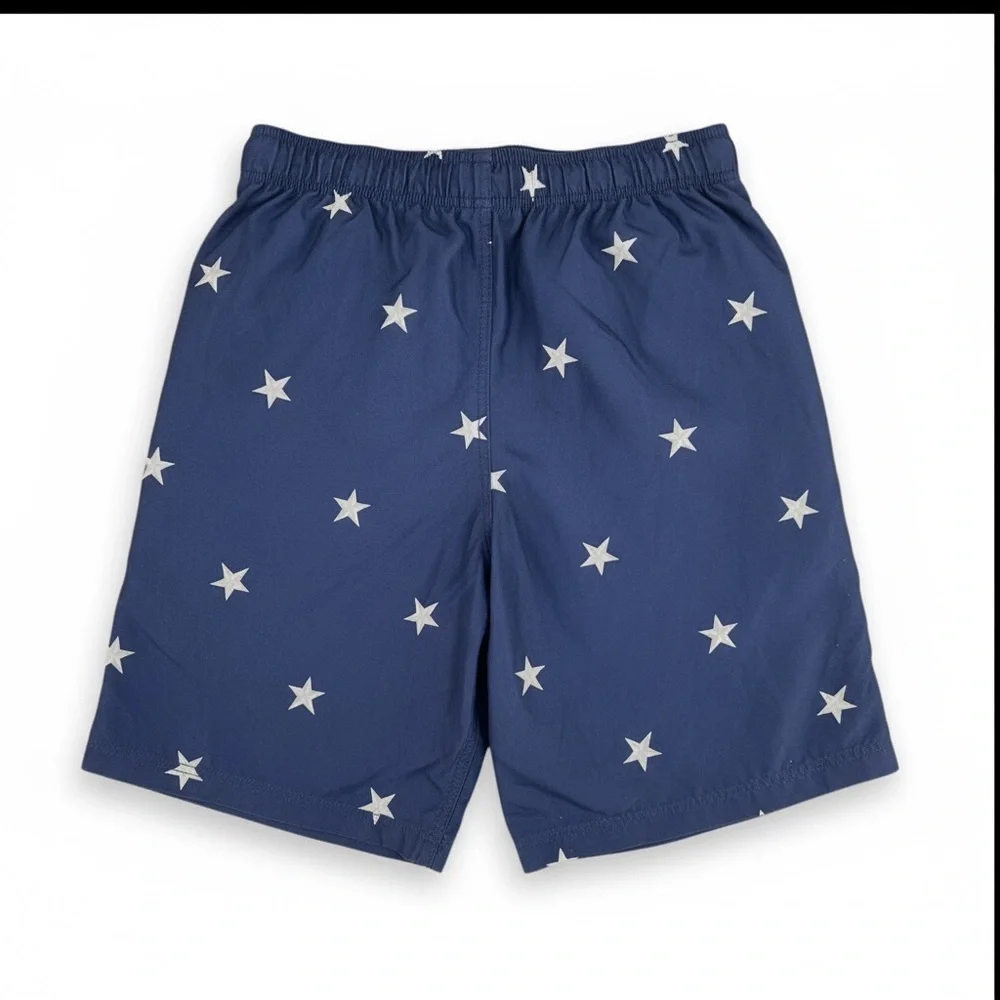 ⭐ Faded Glory Star Print Swim Trunks – Men’s‎ Medium (32–34) – Navy Blue